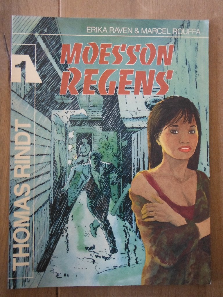 Thomas Rindt. Nr 1. Moesson Regens. 1987., Eén stripboek, Ophalen of Verzenden, Gelezen