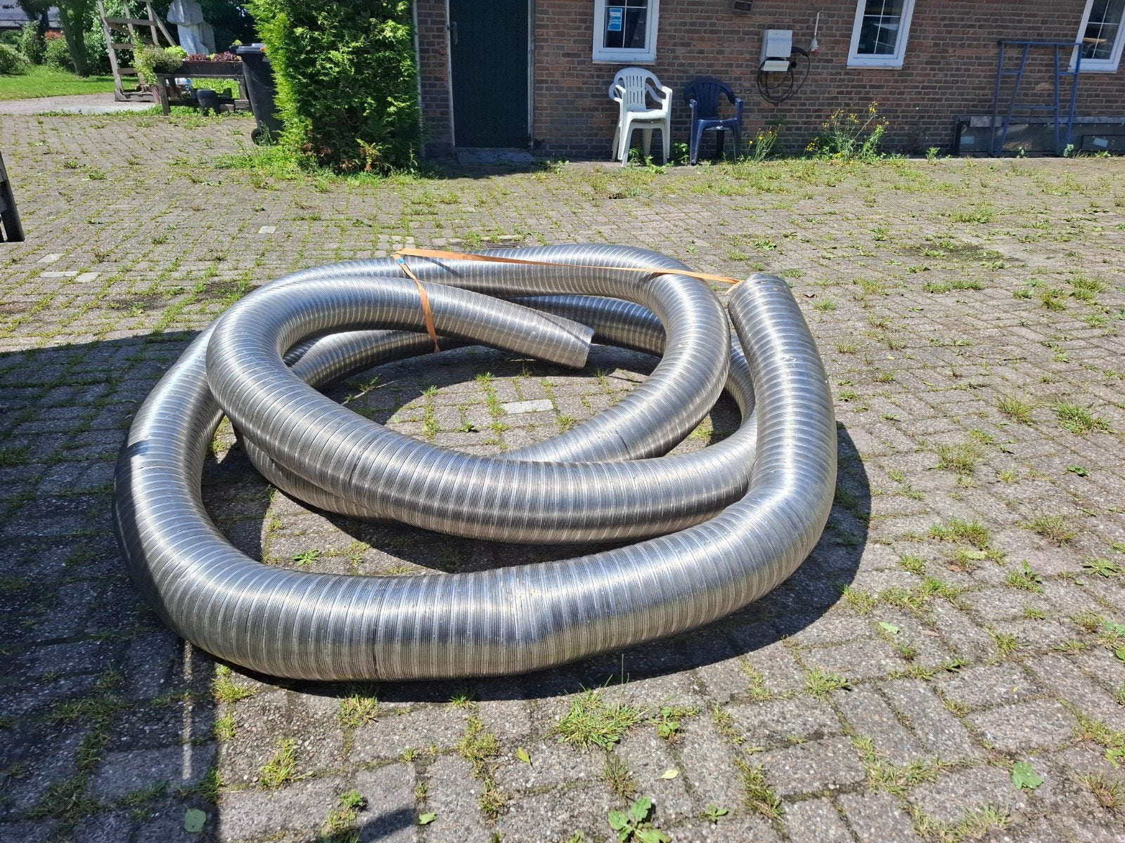 Flexibele RVS afvoerbuis / ventilatieslang, Ophalen of Verzenden, Afzuiger