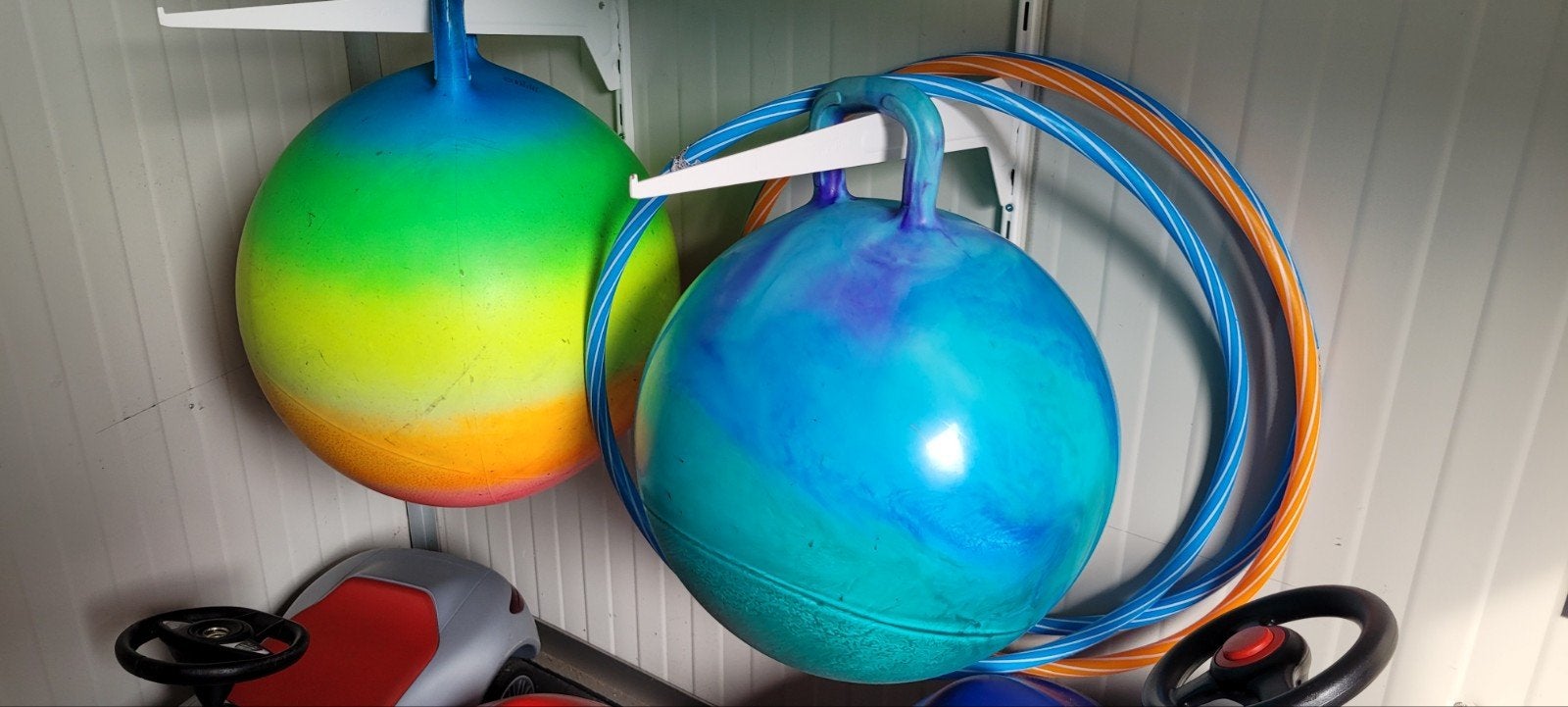 2 Springballen en hoepels voor kinderen, Ophalen