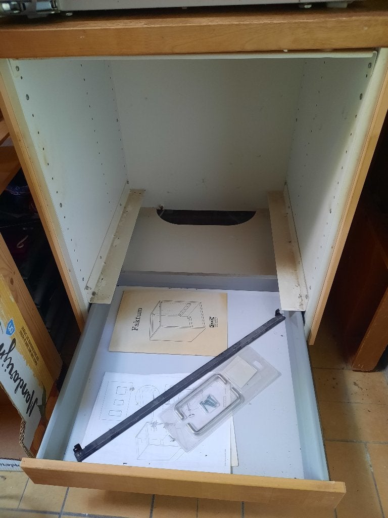 Oven-inbouwkast met la, IKEA Faktum, Ophalen, Gebruikt, Meerkleurig, 50 tot 100 cm