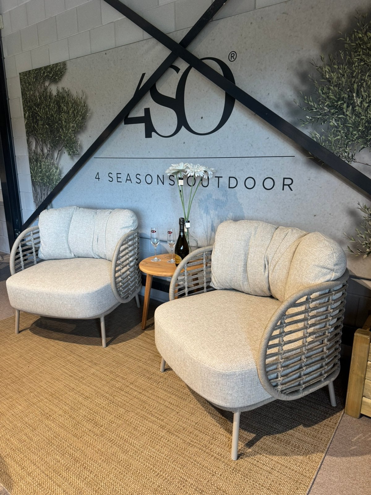 Fabrice lounge set 4 seasons outdoor latte special