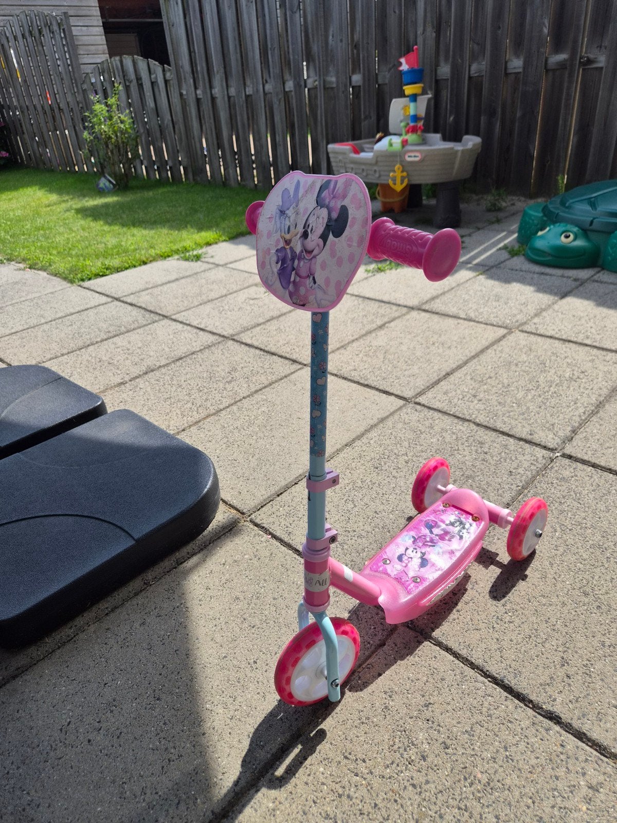 Roze kinderstep met Minnie Mouse, gebruikt, Fietsen en Brommers, Steps, Ophalen, Gebruikt, Gewone step, Disney
