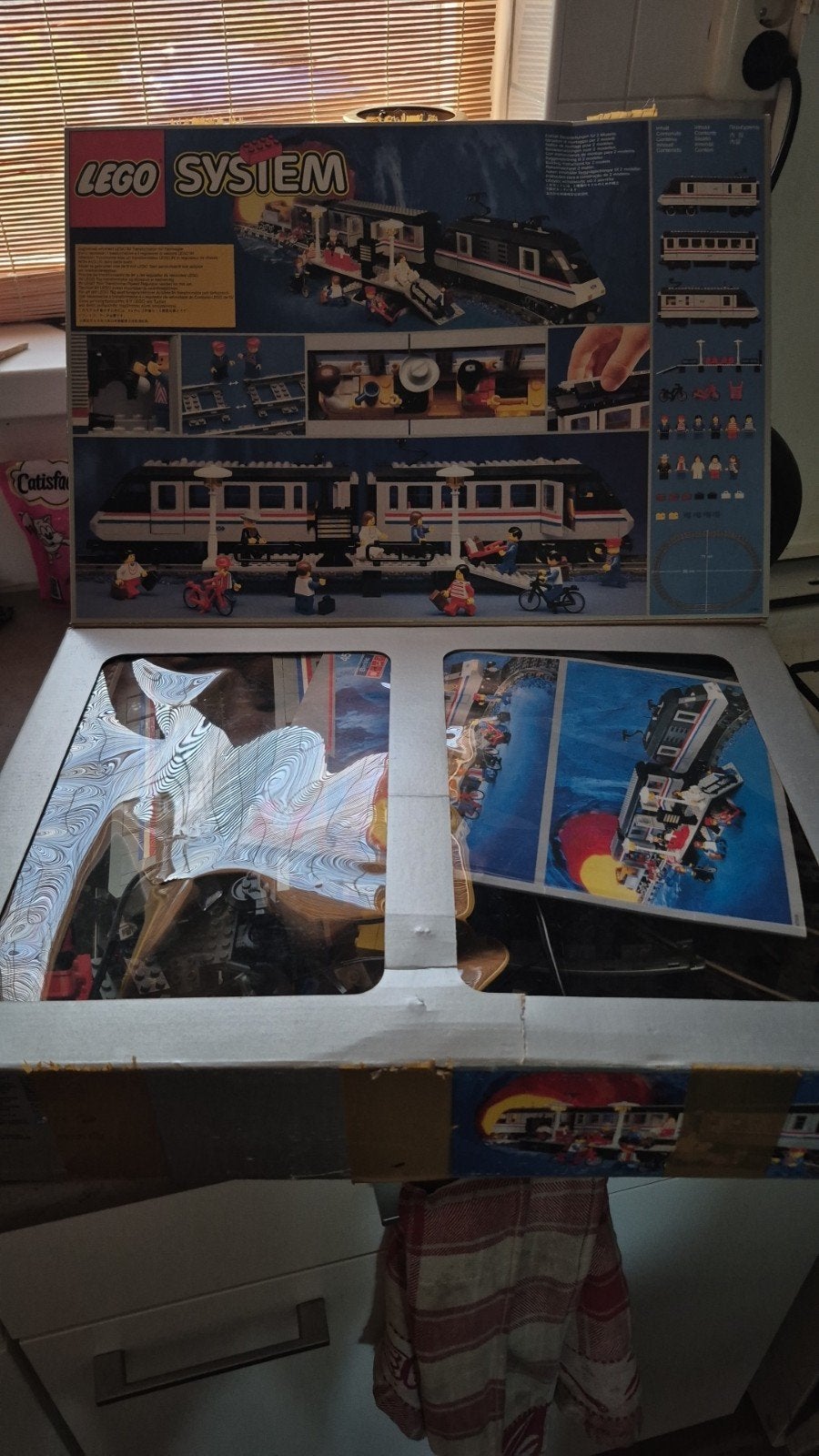 LEGO System 4558 Metroliner Trein (Vintage), Ophalen of Verzenden, Gebruikt, Overige merken