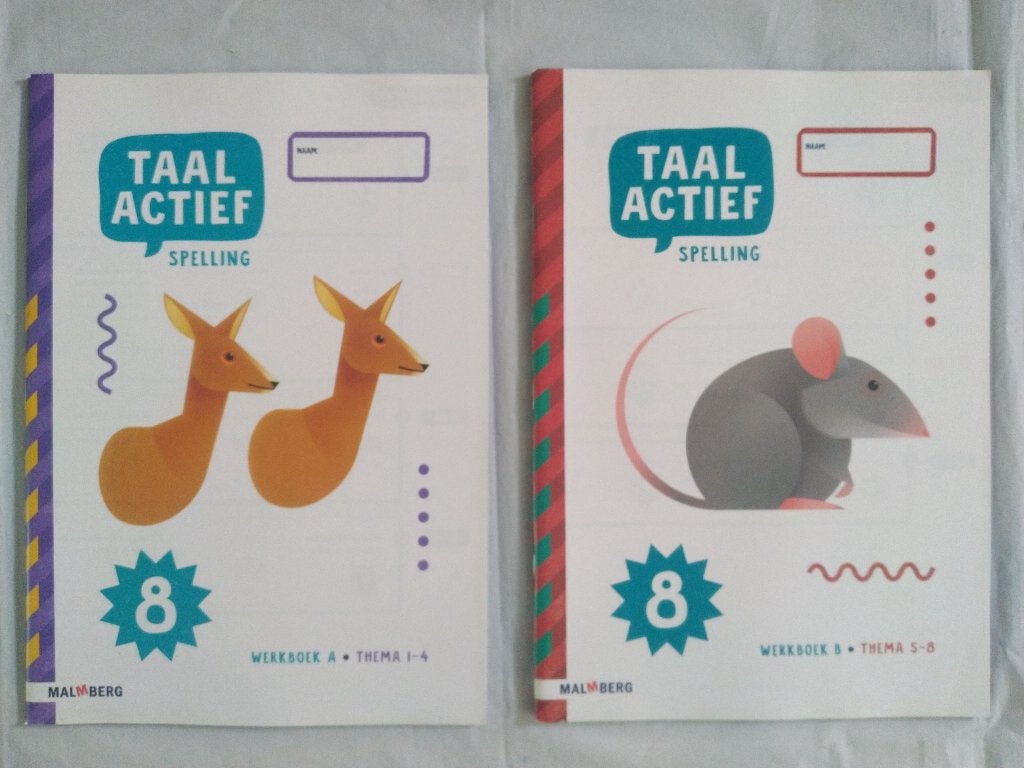 Taal Actief -VERSIE 5 - Groep 8 - Werkboek Spelling 8A en 8B, Boeken, Ophalen of Verzenden, Nieuw, Overige niveaus, Nederlands