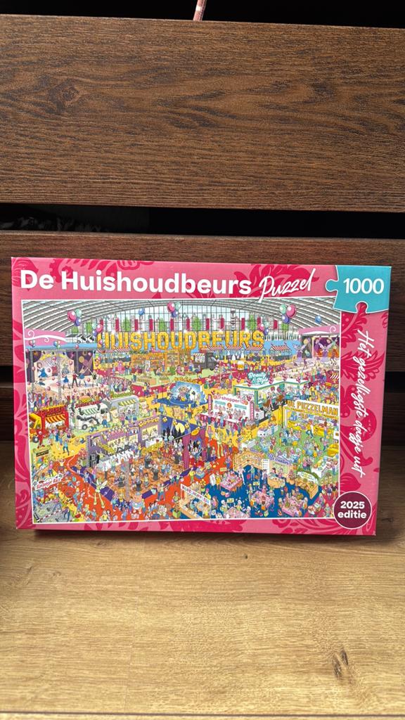 De Huishoudbeurs Puzzel 1000 stukjes - 2025 editie, Ophalen, 500 t/m 1500 stukjes, Zo goed als nieuw, Legpuzzel