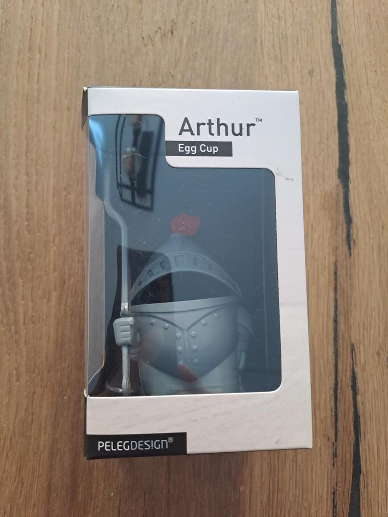 Arthur eierdopje met lepel - Nieuw, grappig & uniek!, Overige typen, Kunststof, Nieuw, Ophalen of Verzenden