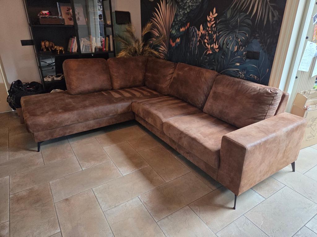 Hoekbank, Pronto Wonen, Ophalen, Gebruikt, Leer
