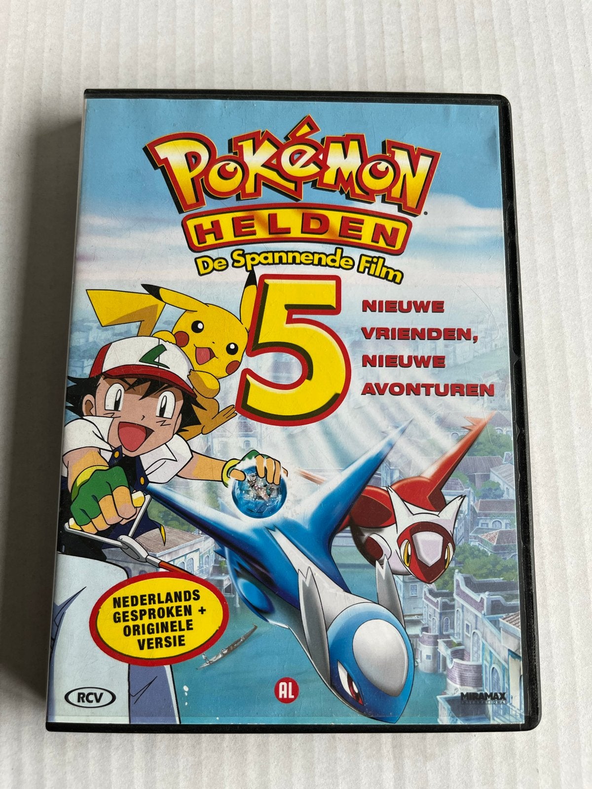 Pokémon 5: Helden - De Spannende Film (DVD), Cd's en Dvd's, Gebruikt, Alle leeftijden, Nederlands, Breedbeeld