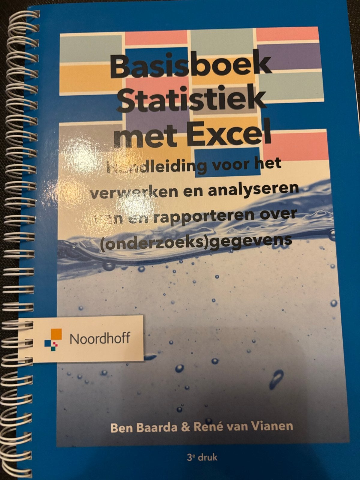 Basisboek Statistiek met Excel - Ben Baarda & René van Viane, Ophalen, Gamma, Zo goed als nieuw, HBO