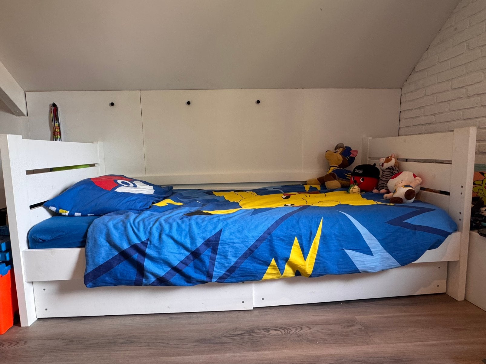 Eenpersoonsbed met 2 bedlades, Ophalen, Gebruikt, Overige typen
