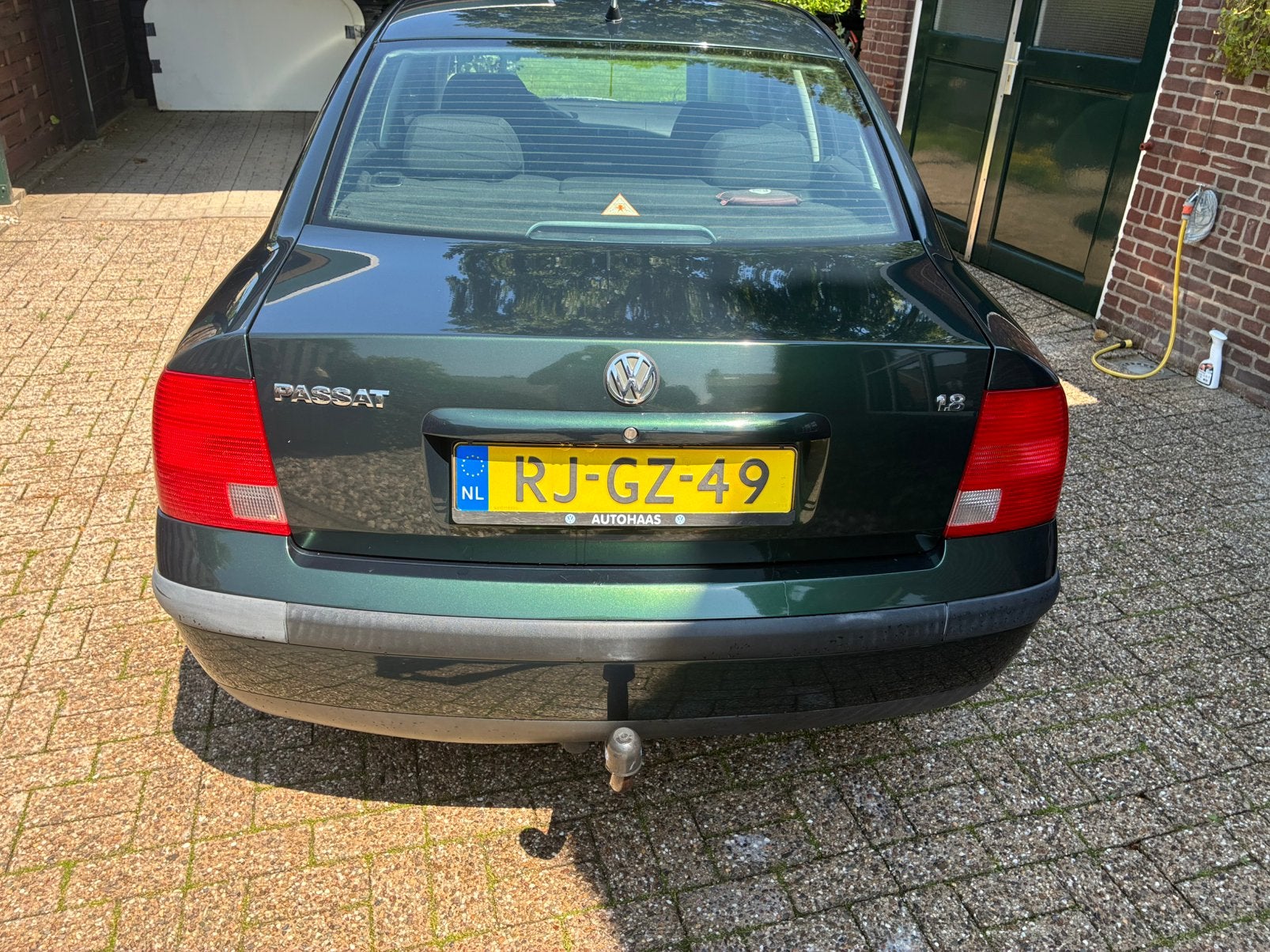 Volkswagen Passat 1.8 20V 92KW 1997 Groen, Voorwielaandrijving, 125 pk, 4 cilinders, Origineel Nederlands