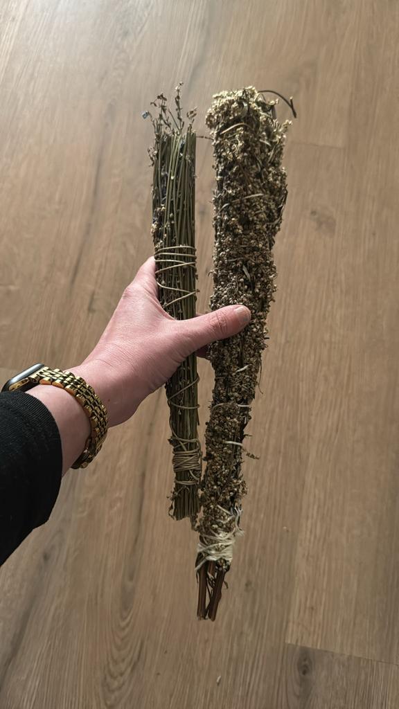 Kruiden stick / smudge van lavendel of bijvoet, Ophalen of Verzenden, Nieuw