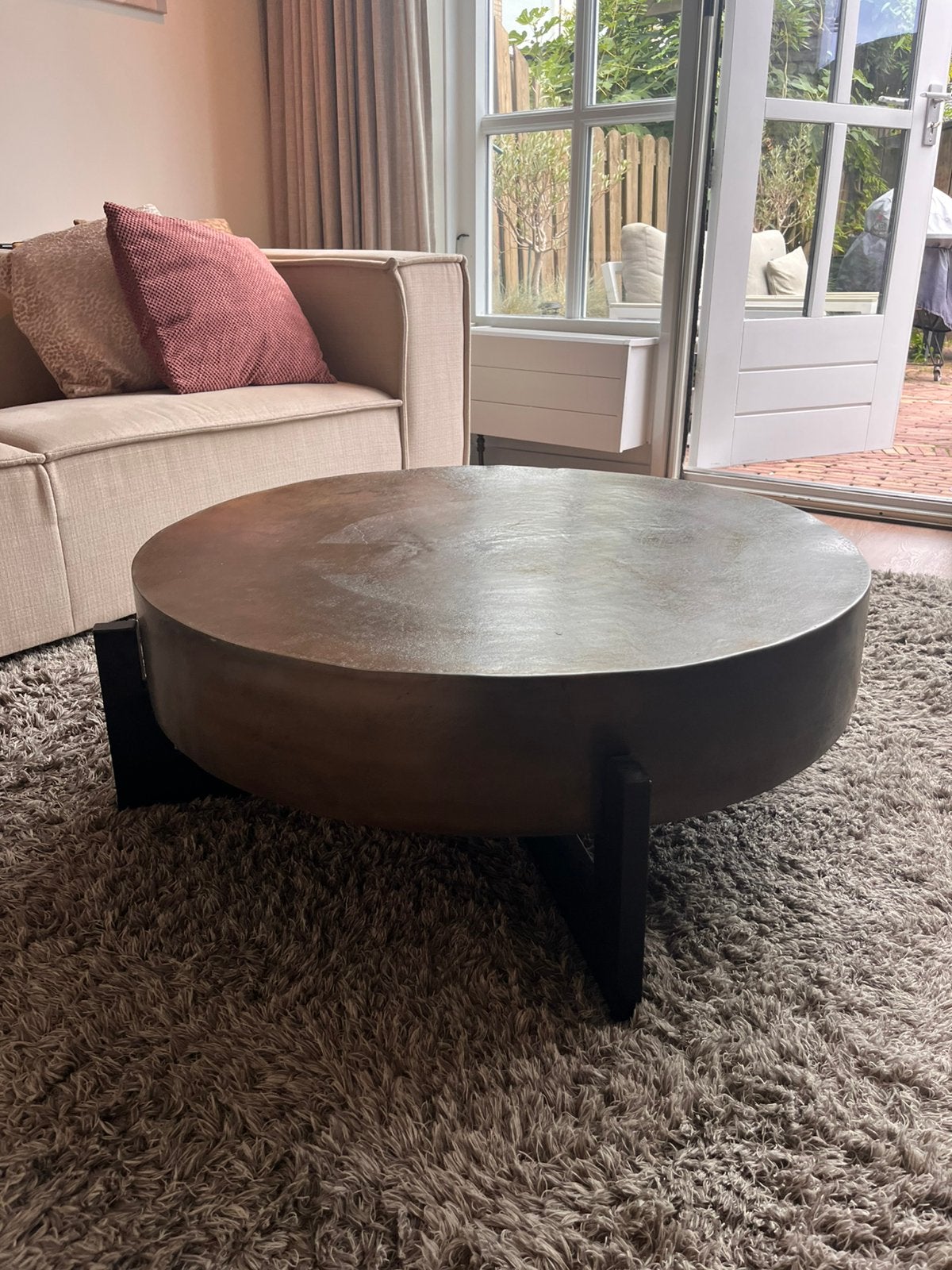 Salontafel van PTMD, Ophalen, Rond, 50 tot 100 cm, Zo goed als nieuw