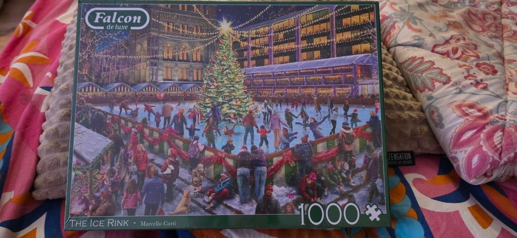 Falcon de luxe puzzel The Ice Rink 1000 stukjes, Hobby en Vrije tijd, Ophalen of Verzenden, 500 t/m 1500 stukjes, Nieuw, Legpuzzel