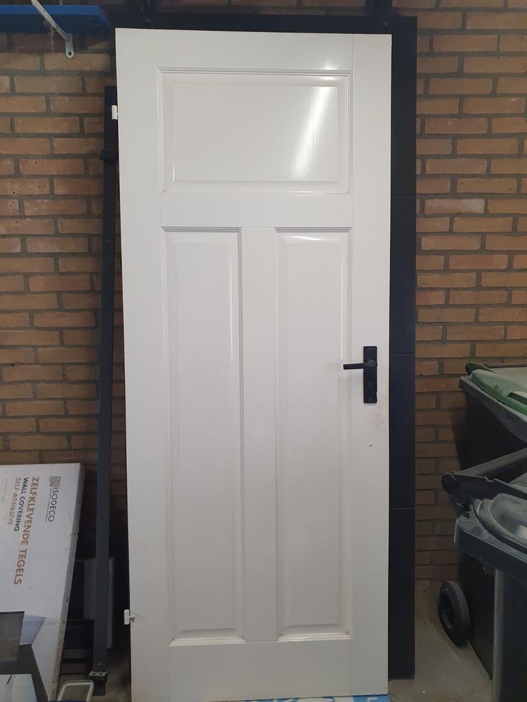 Binnendeur 78 bij 201,5, Ophalen, Gebruikt, Minder dan 80 cm, Binnendeur