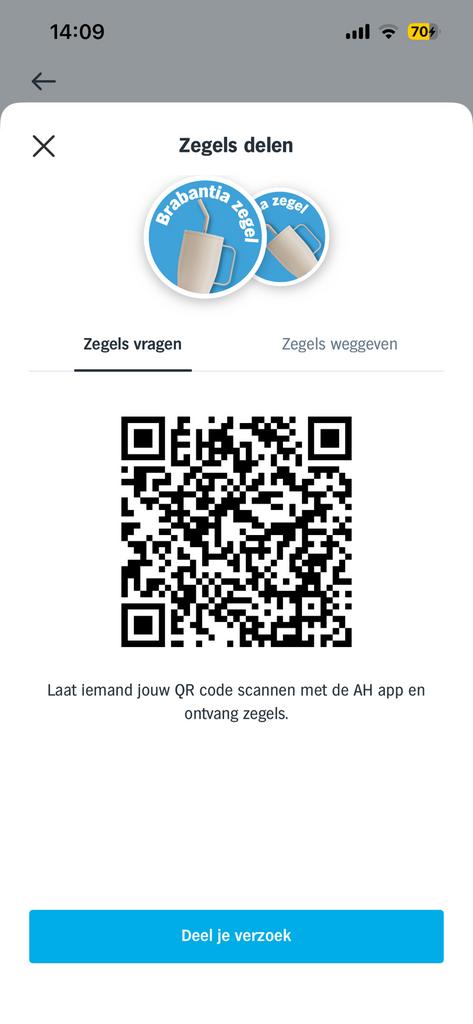 GEVRAAGD: AH zegels Brabantia in ruil voor Efteling zegels, Tickets en Kaartjes, Kortingen en Cadeaubonnen, Eén persoon, Kortingsbon