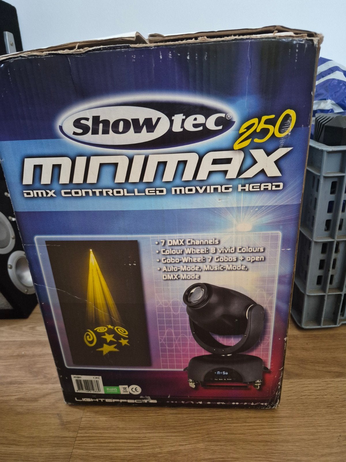 Showtec Minimax 250 DMX Moving Head Lichteffect, Muziek en Instrumenten, Ophalen of Verzenden, Zo goed als nieuw