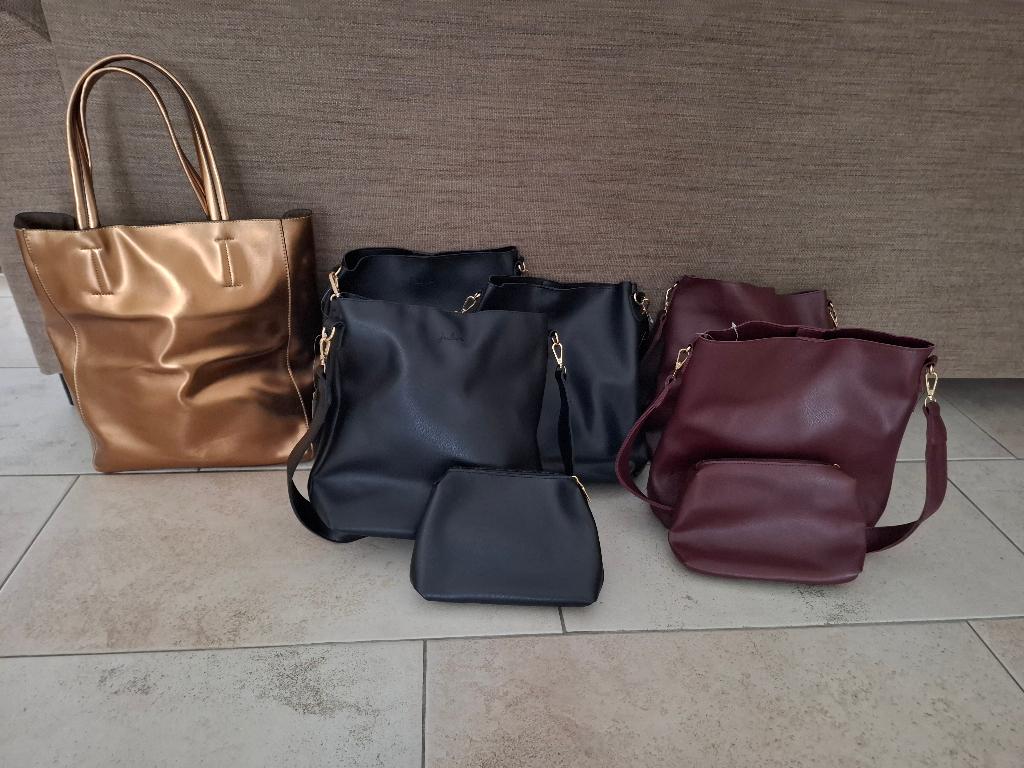 Partij tassen en shawls, Ophalen, Nieuw, Overige kleuren, Handtas