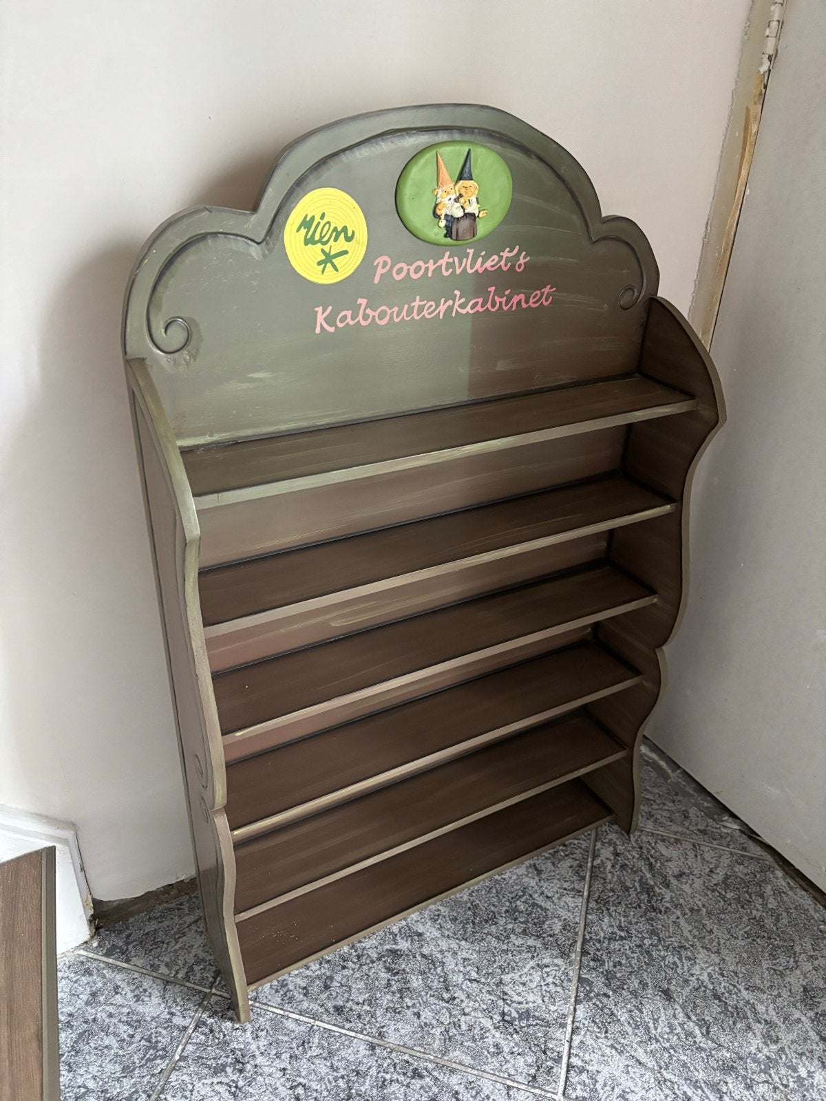 Rien Poortvliet's Kabouterkabinet - Wandrek/Kastje, Verzamelen, Ophalen, Gebruikt