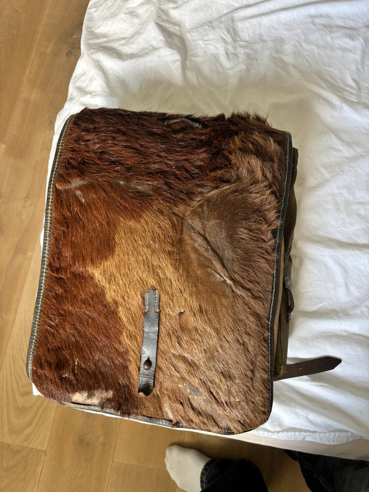 Duitse affe 1942, Ophalen of Verzenden, Zo goed als nieuw, Rond, Hout
