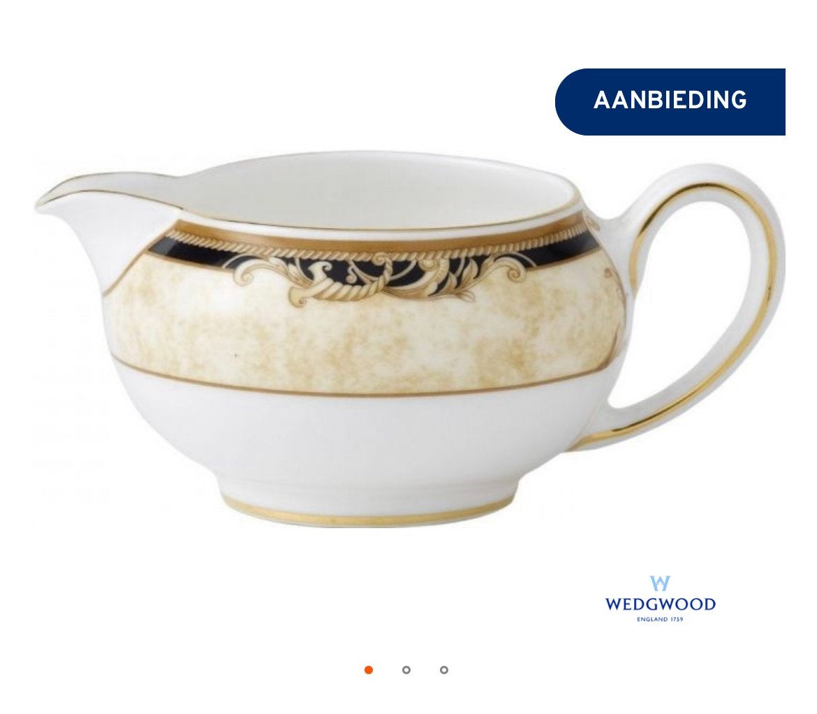 Wedgwood Cornucopia melkkan nieuw, Huis en Inrichting, Keuken | Servies, Ophalen of Verzenden, Zo goed als nieuw, Overige stijlen