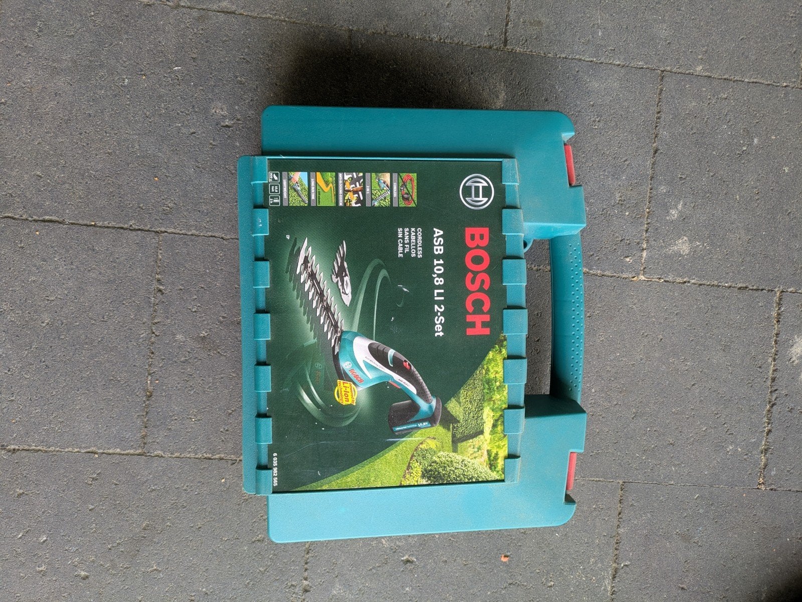 Bosch ASB 10,8 LI 2-Set heggenschaar/graskantenschaar, Ophalen, Zo goed als nieuw