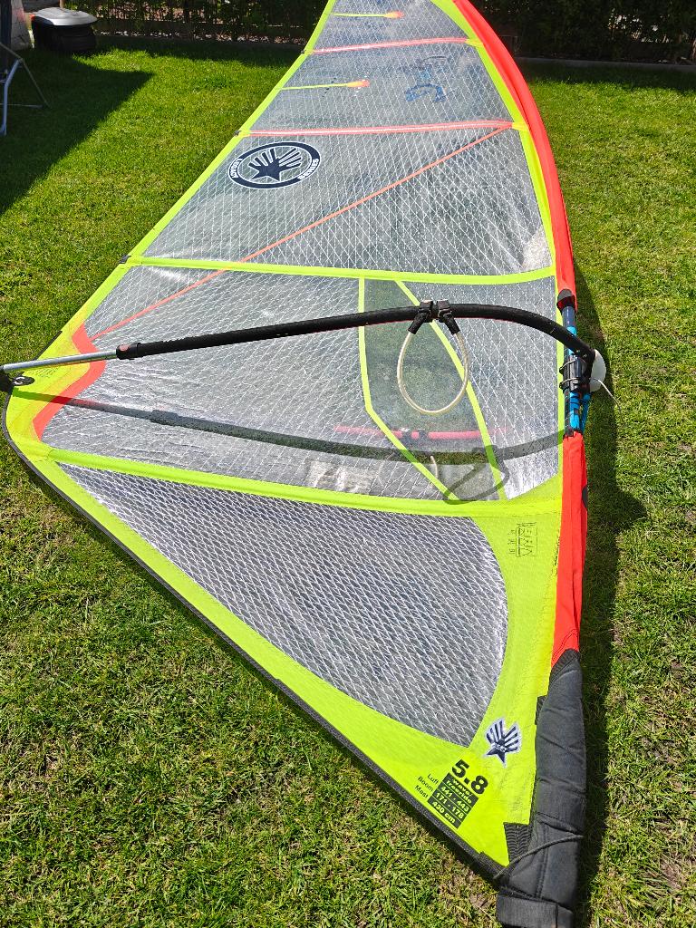 EZZY Legacy 5.8 icm Legacy XT 430 mast complete set, Watersport en Boten, Windsurfen, Gebruikt, 5 tot 6.5 m², Met mast, Complete set