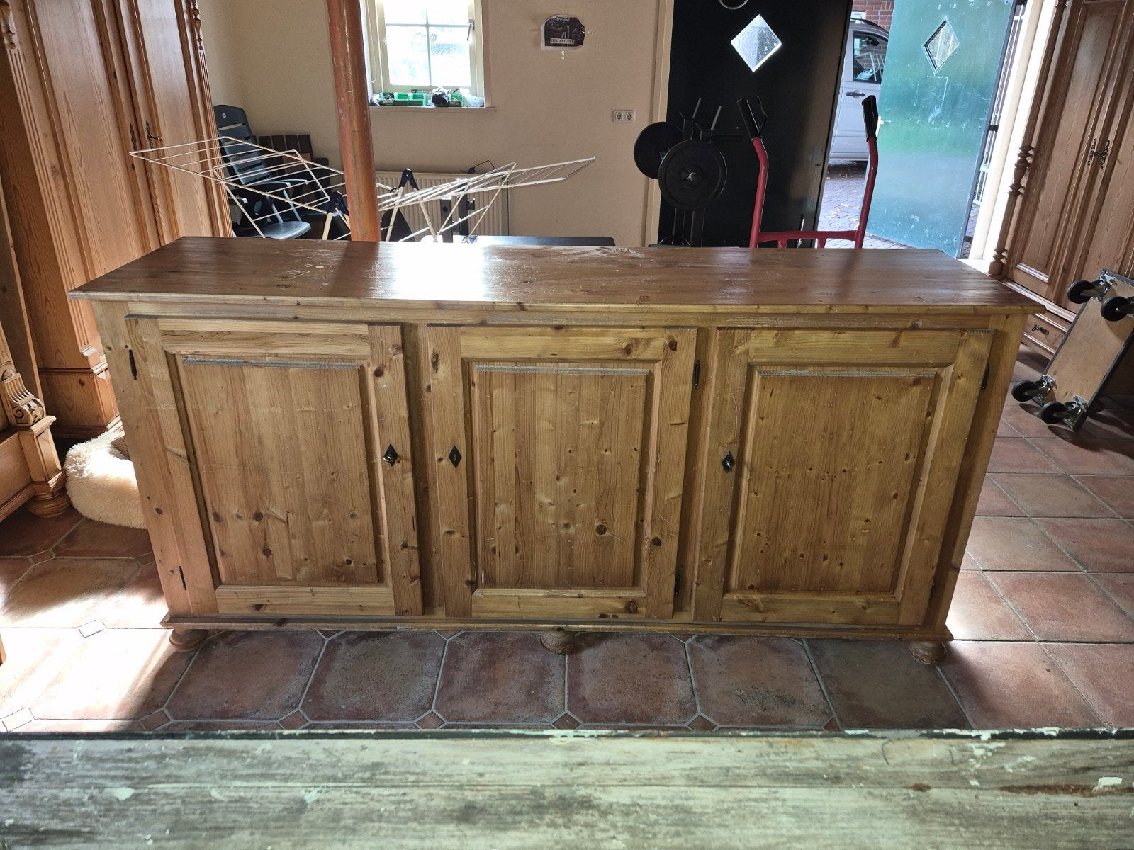 Massief Grenen Dressoir