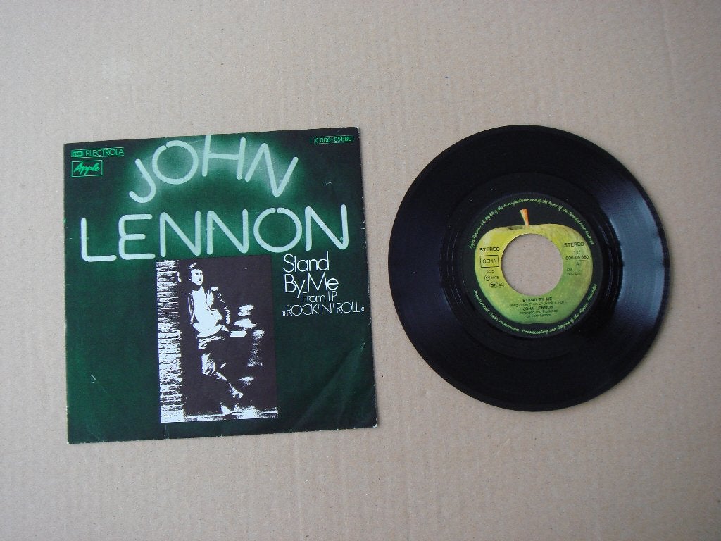 John Lennon Stand By Me Vinyl single - Beatles Apple label, Cd's en Dvd's, Vinyl Singles, Gebruikt, 7 inch, Ophalen of Verzenden