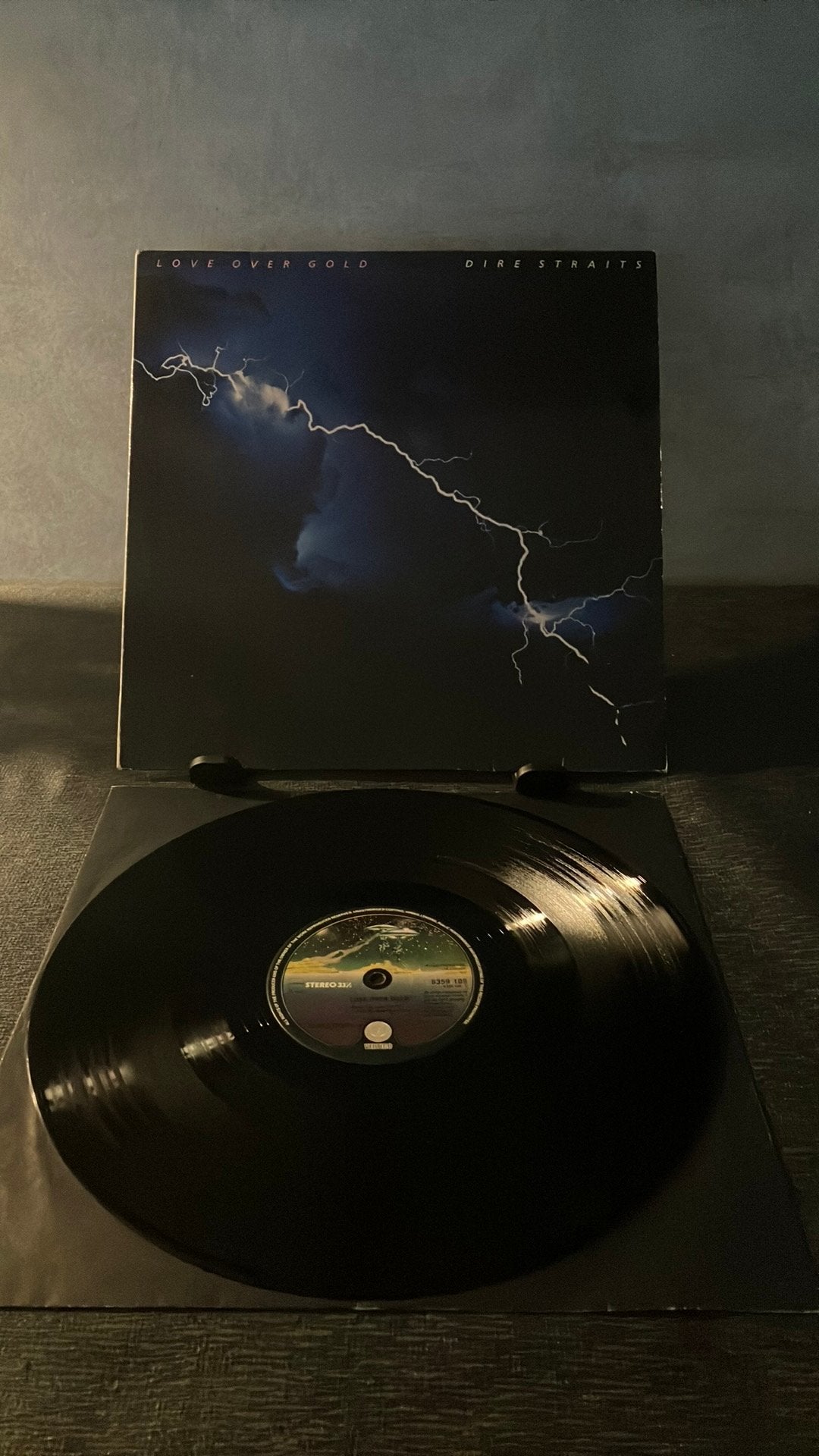 Dire Straits — Love Over Gold, Cd's en Dvd's, Vinyl | Rock, LP, Gebruikt, Ophalen of Verzenden, Inclusief binnenhoes