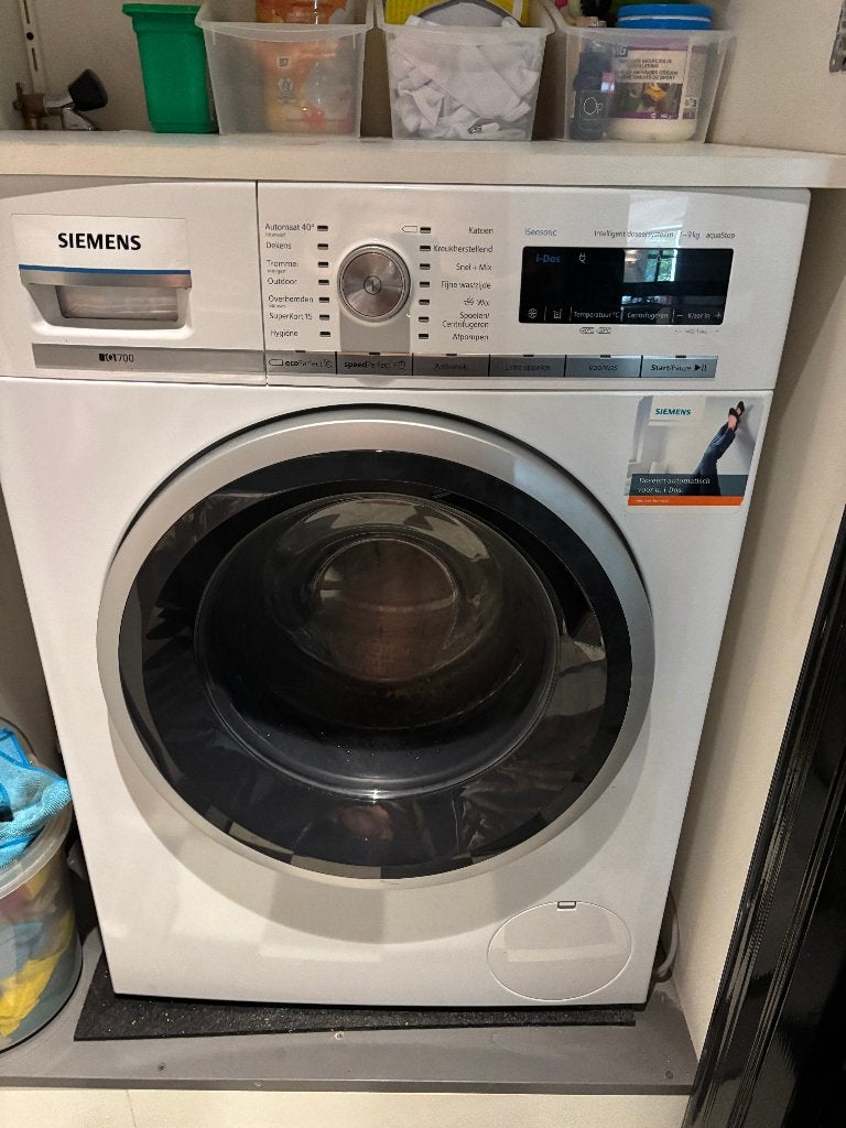 Siemens iQ700 iSensoric Wasmachine — 9kg | i-Dos | aquaStop, Witgoed en Apparatuur, Ophalen, 8 tot 10 kg, Handwasprogramma, Voorlader