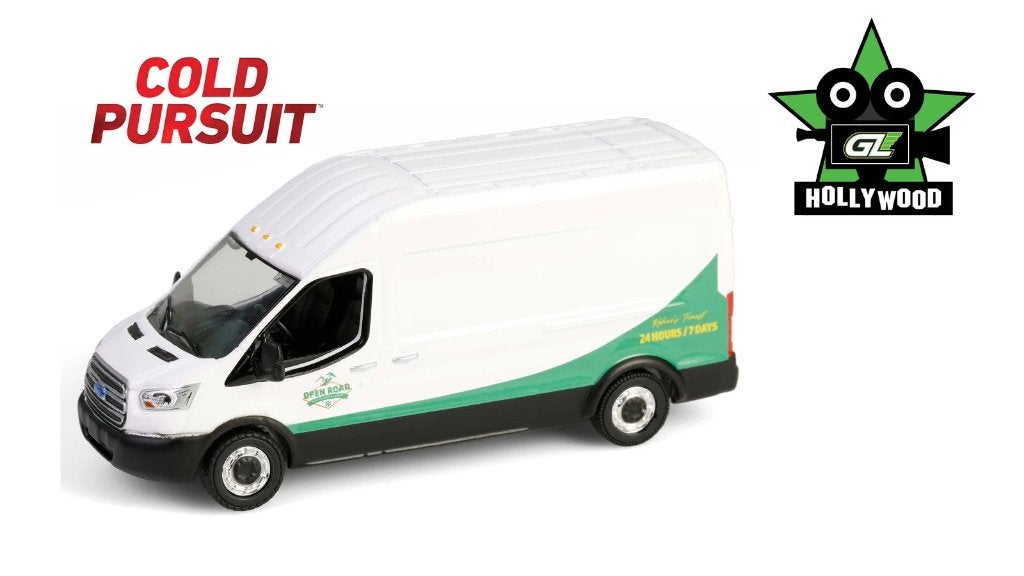2015 Ford Transit van Greenlight 1/65 Cold Pursuit Hollywood, Ophalen of Verzenden, Nieuw, Auto