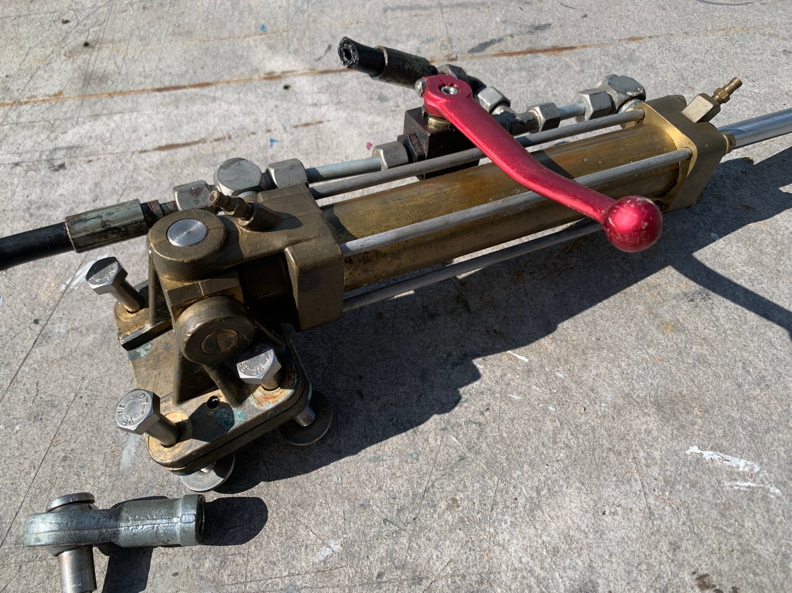 Hydraulische stuurcilinder, Ophalen of Verzenden, Gebruikt, Motor en Techniek