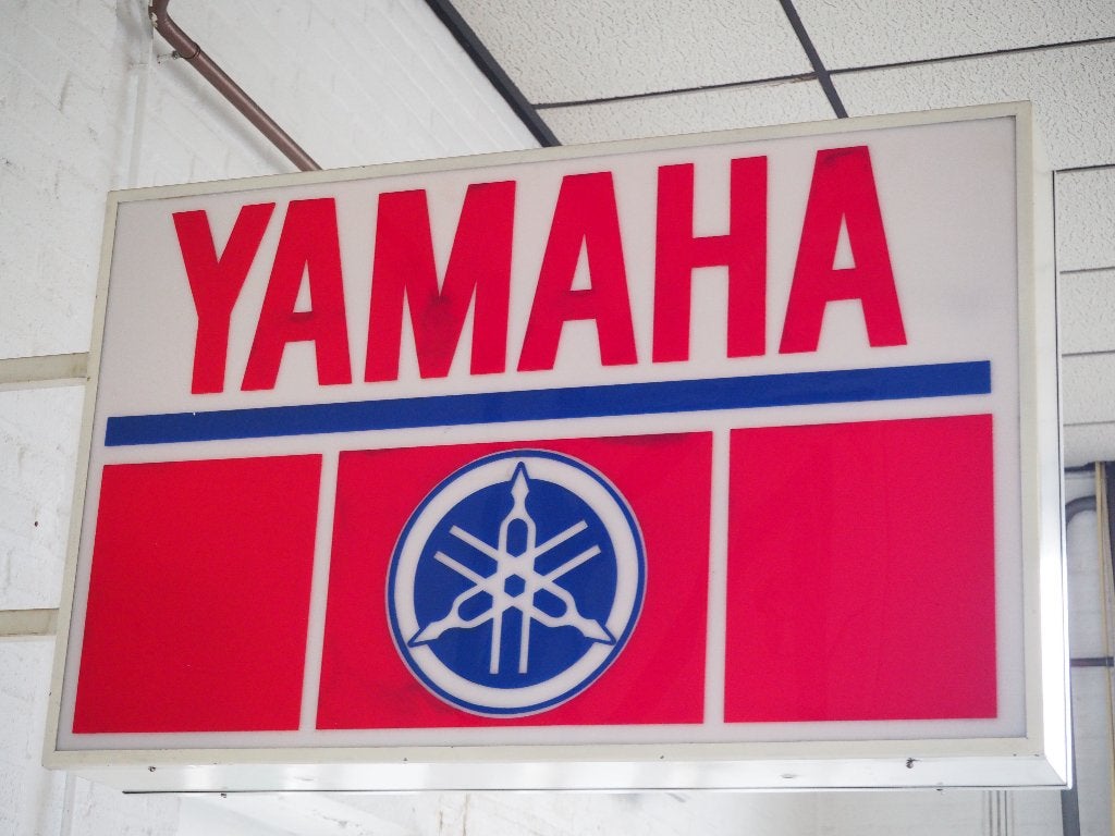 Yamaha lichtbak, reclamebord uit 80 er jaren, Ophalen, Gebruikt, Lichtbak of (neon) lamp
