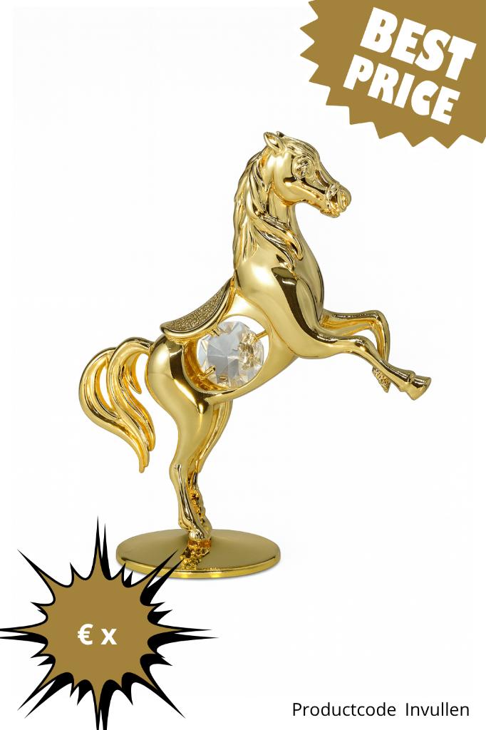 LUXE 24K VERGULDE KRISTALLEN BEELDJES – BEST PRICE!, Mvm detailhandel, Overige materialen, Pjmink@casema.nl, Nieuw