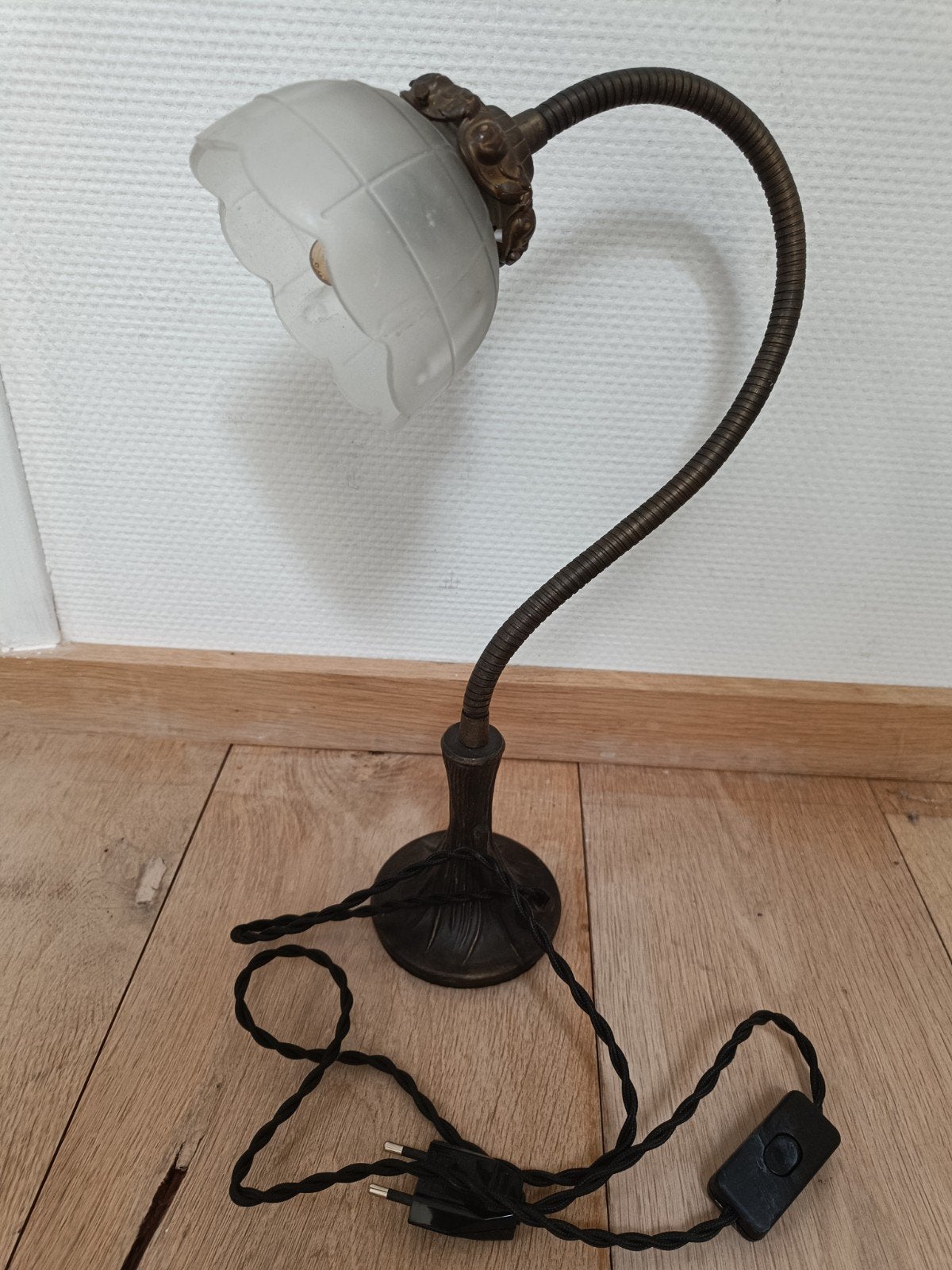 art deco lampen, Art deco, 45 cm, Wit, Ophalen of Verzenden