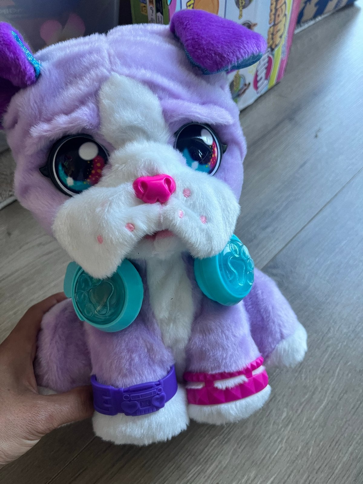 VTech Myla het Magische Hondje - Interactief Knuffeldier, Paars, Overige merken, Zo goed als nieuw, Middelgroot (20 tot 80 cm)