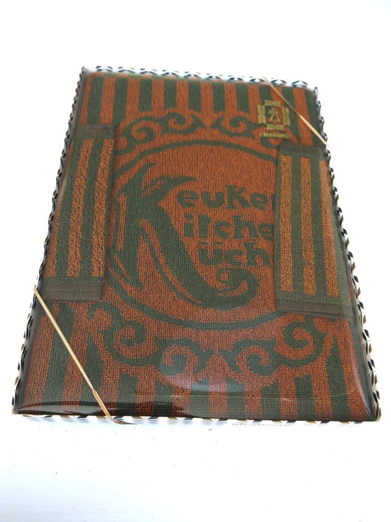 Geschenkverpakking Nicolientje Keukenhanddoek, Huis en Inrichting, Katoen, Bruin, Overige merken, Nieuw