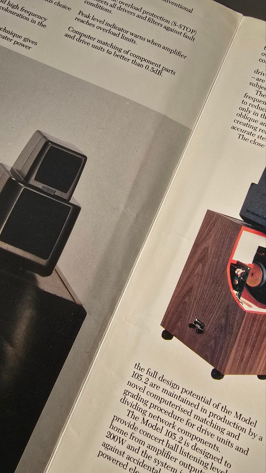 KEF Reference series model 105.2 Vintage folder, Ophalen of Verzenden, Overige merken