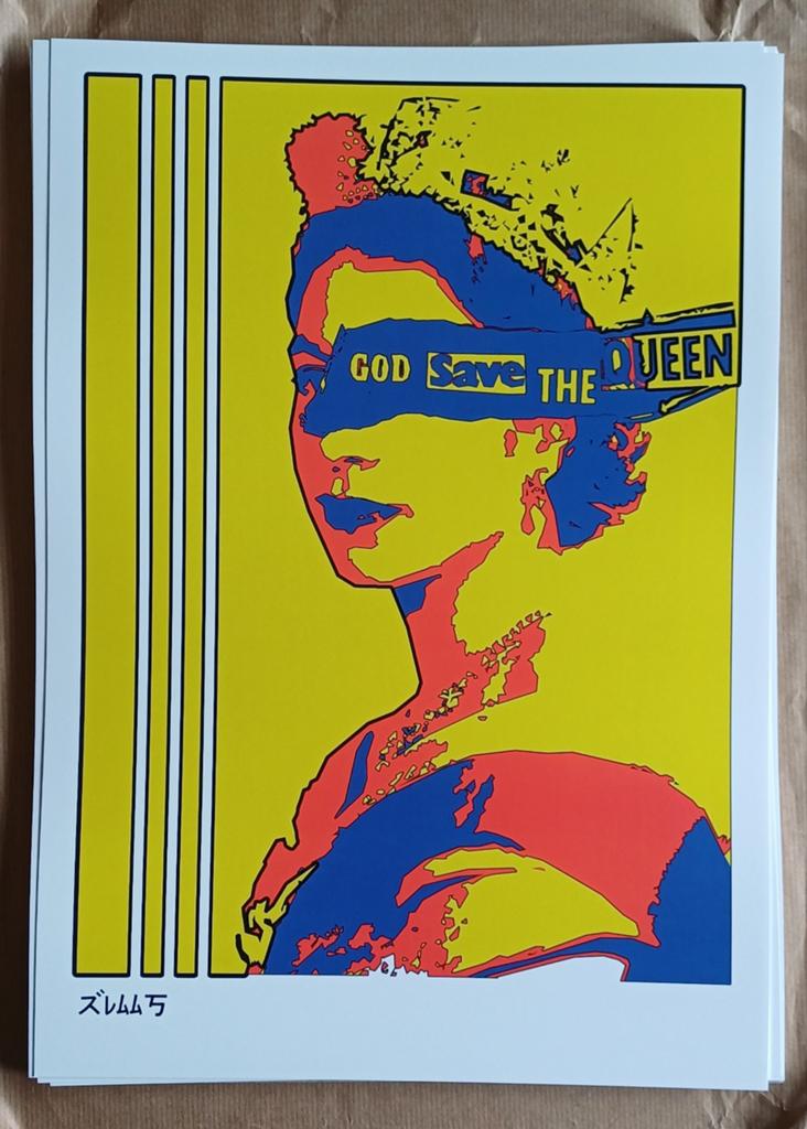 God Save The Queen - Klaas - Pop Art Print, Ophalen of Verzenden