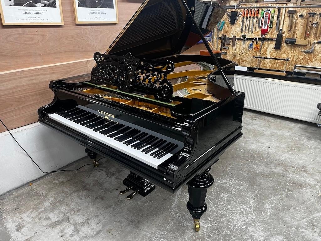 Bechstein IV vleugel (218cm), Verzenden, Zwart, Zo goed als nieuw, Hoogglans