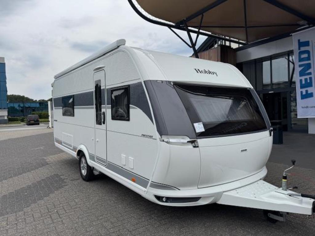 Hobby Prestige 560 WLU 2024 MOVER + LUIFEL!!!, Standaardzit, Schokbreker, Hobby, Overige typen