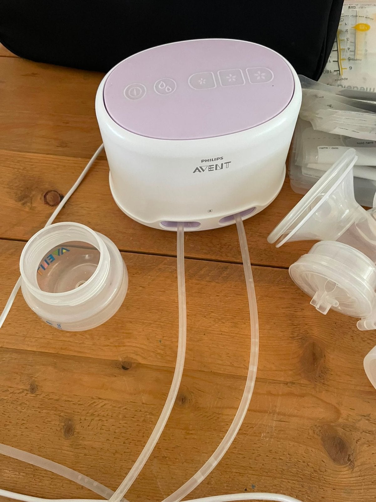 Philips Avent Dubbele Elektrische Borstkolf met Tas, Ophalen, Gebruikt, Borstkolf, Philips Avent
