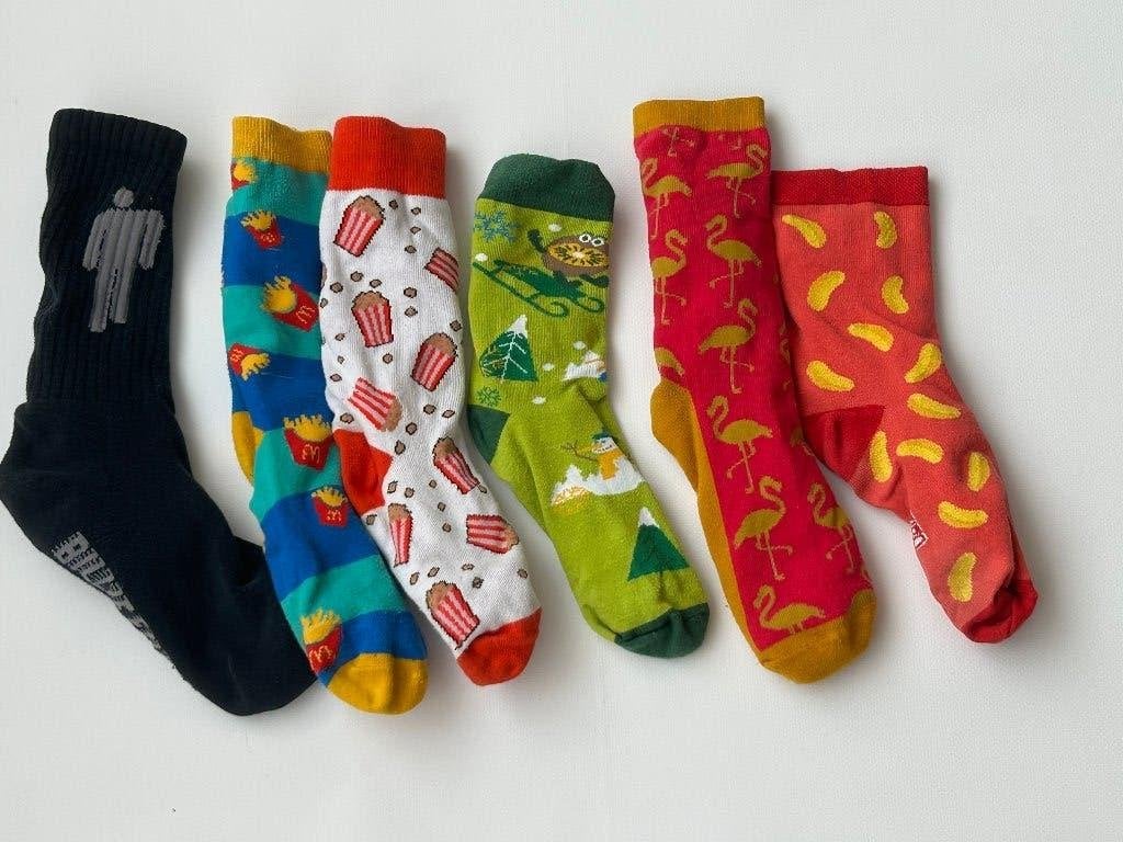 6 x sokken 35-39, Kleding | Dames, Sokken en Kniesokken, Overige kleuren, Verzenden, Maat 35 t/m 38