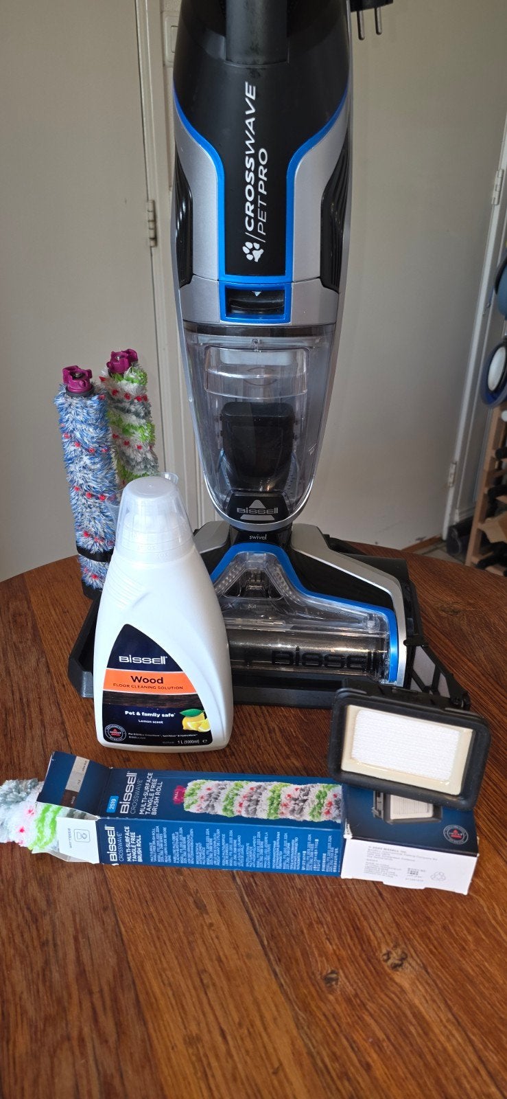 BISSELL CROSSWAVE PET PRO STOFZUIGER- DWEIL MACHINE Z.G.A.N., Witgoed en Apparatuur, Stofzuigers, Overige merken, Zo goed als nieuw
