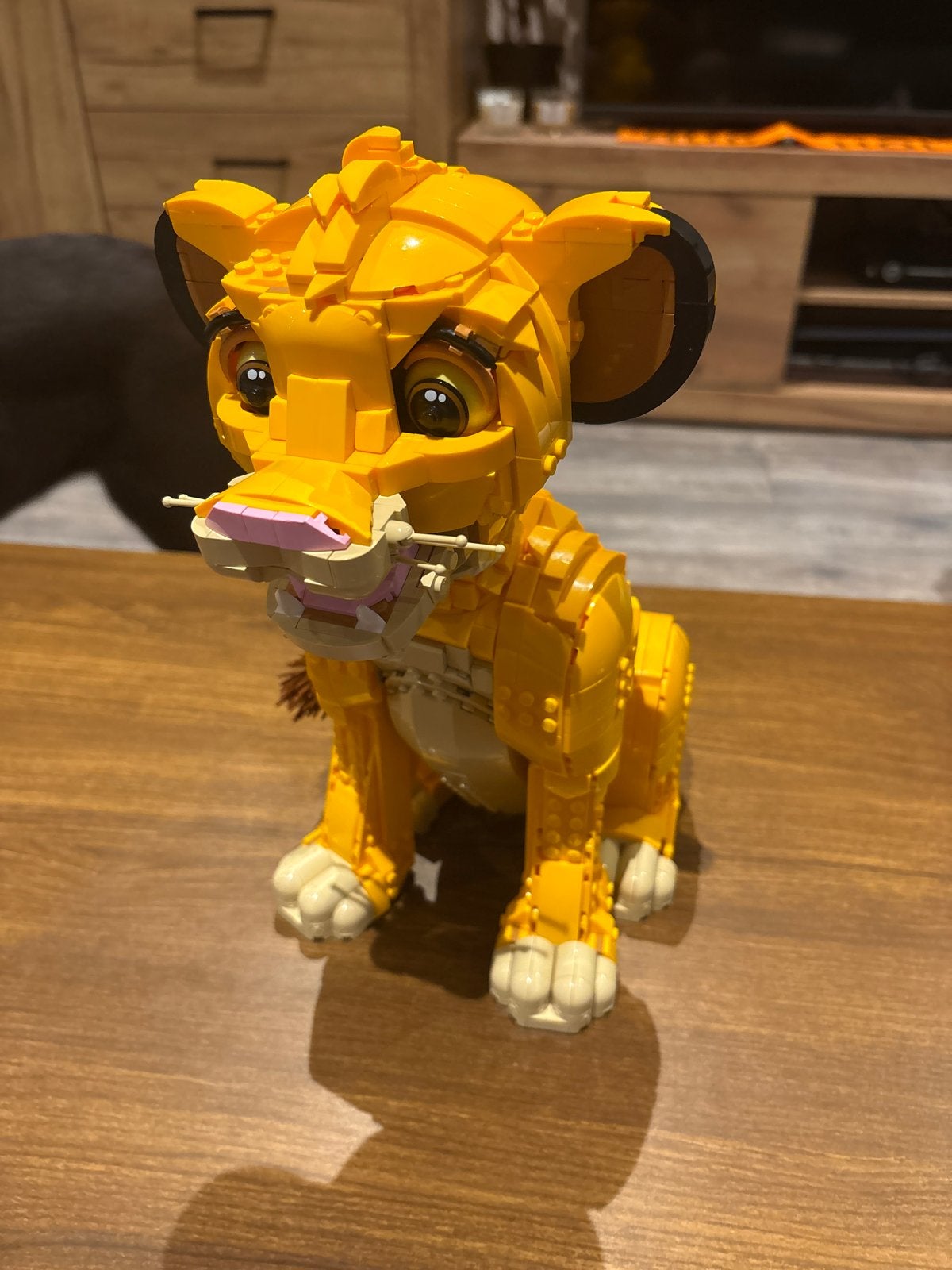 Lego Disney Simba de Leeuwenkoning 43247, Ophalen, Lego, Zo goed als nieuw, Compleet