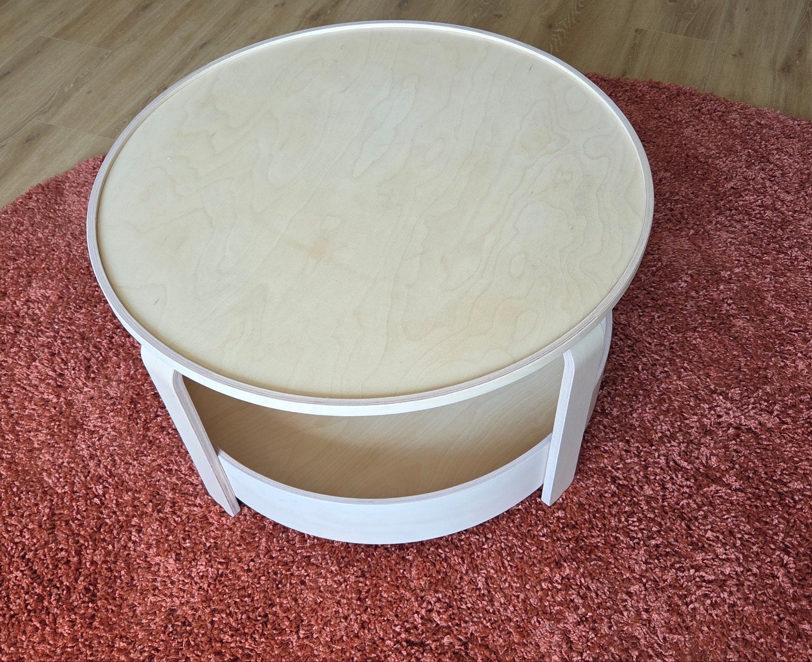 Ikea Salontafel Borgeby rond, Ophalen, Rond, 50 tot 100 cm, 50 tot 100 cm