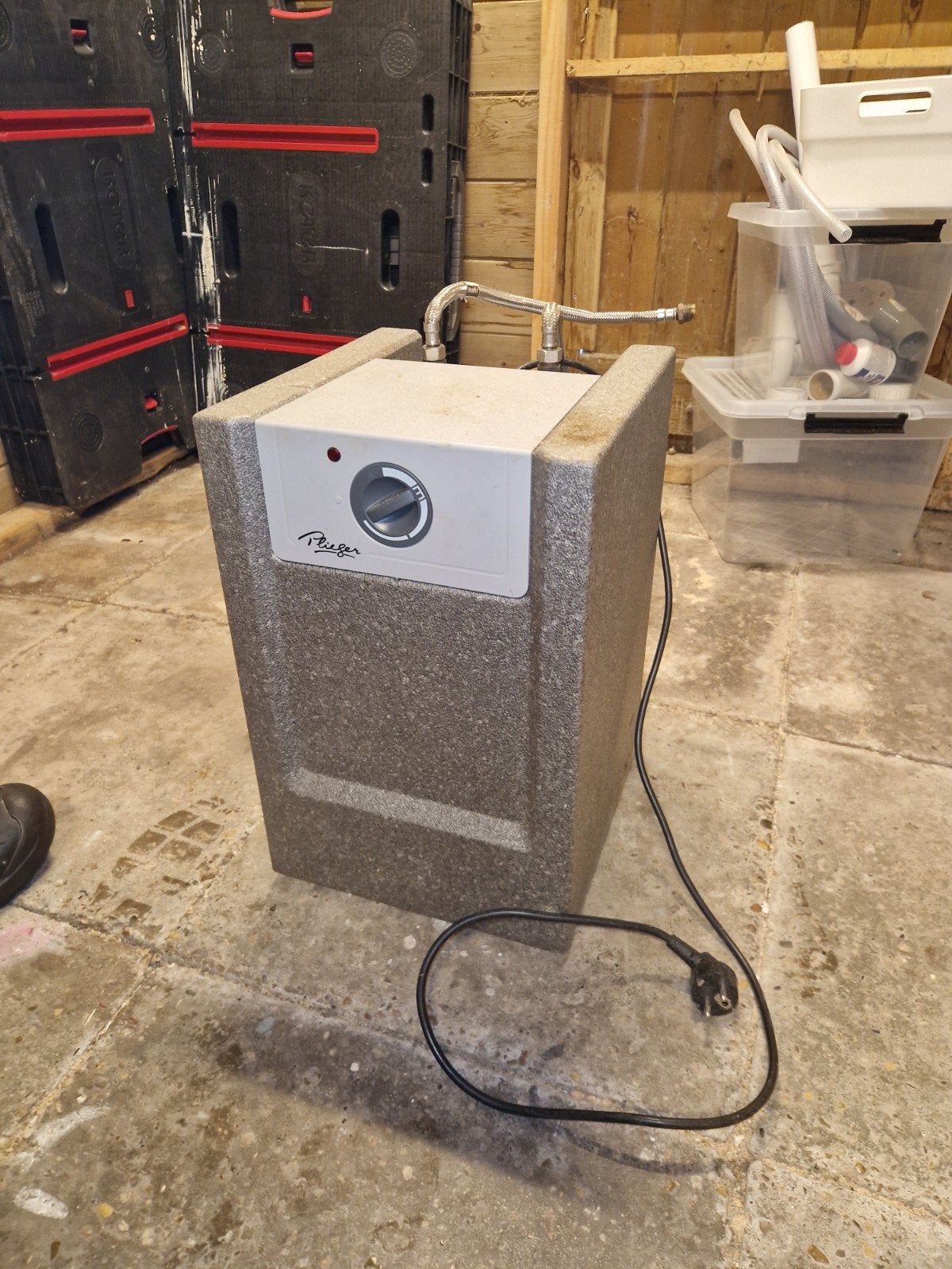 Plieger boiler 15L, Ophalen, Gebruikt, Boiler, Minder dan 20 liter