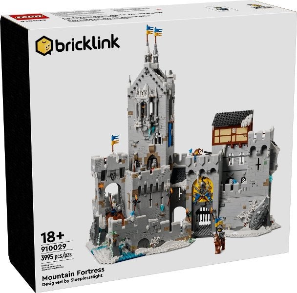 Lego Bricklink Mountain Fortress nr 910029, Kinderen en Baby's, Speelgoed | Duplo en Lego, Lego, Lego, Overige thema's, Lego