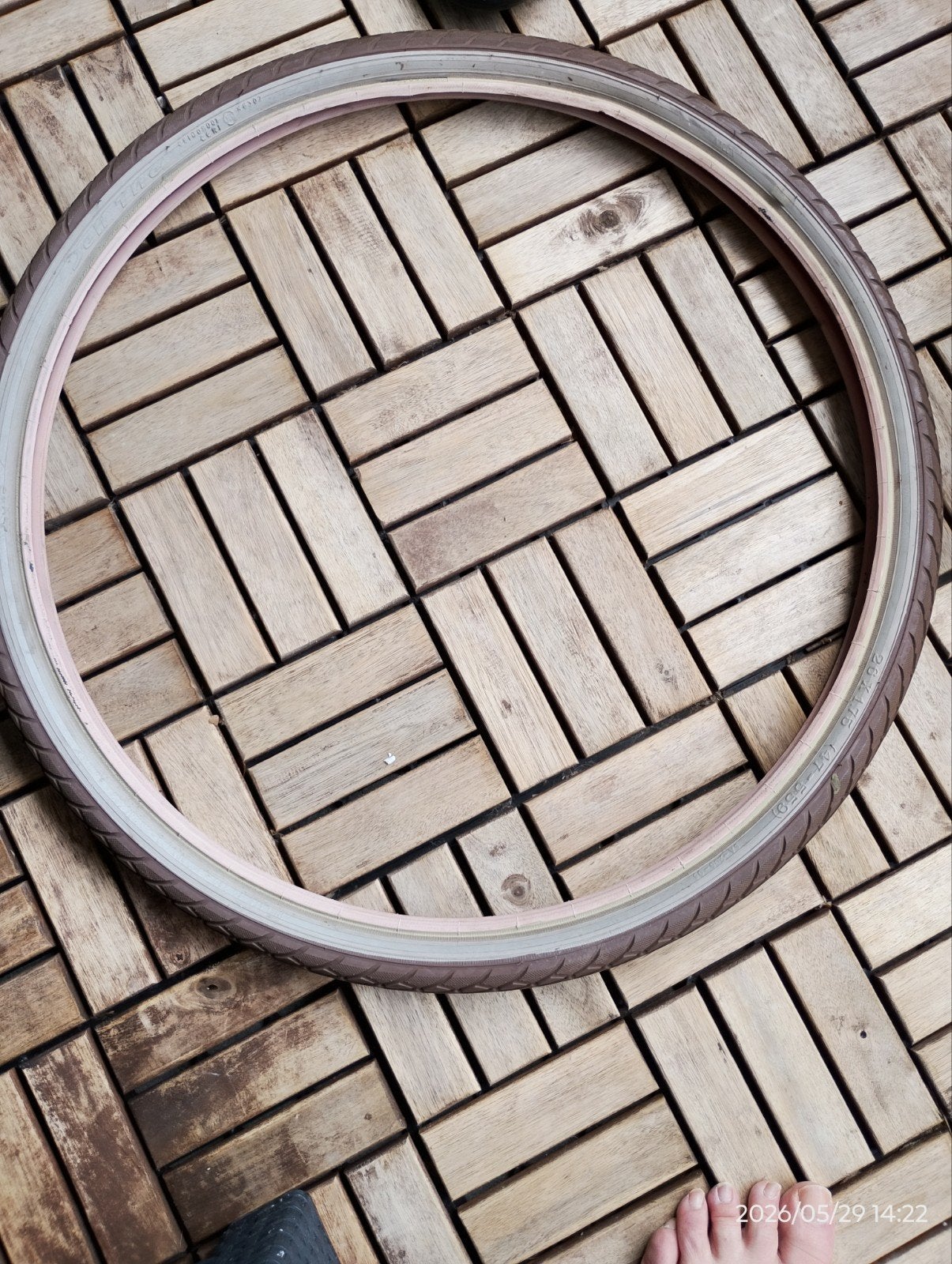 Deli Tire 26 x 1.75 Anti-lek Buitenband Fiets, Band, Rubber, Nieuw, Toerfiets